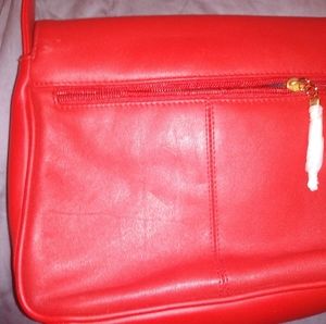 Red Gramercy (by Stone Mountain) cross-body purse